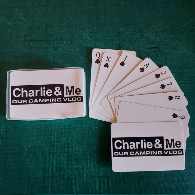 Charlie & Me playing cards (limited number)