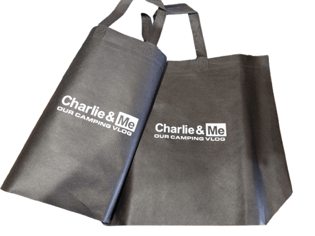 Charlie & Me shopping bags (reusable) set of 2