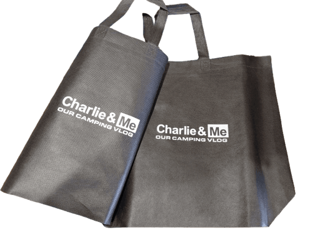 Charlie &amp; Me shopping bags (reusable) set of 2